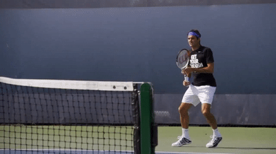 Roger Federer the elegant Yogi
