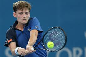 David Goffin plays aggressive tennis 