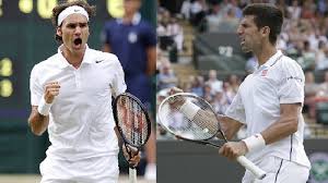 Roger Federer and Novak Djokovic